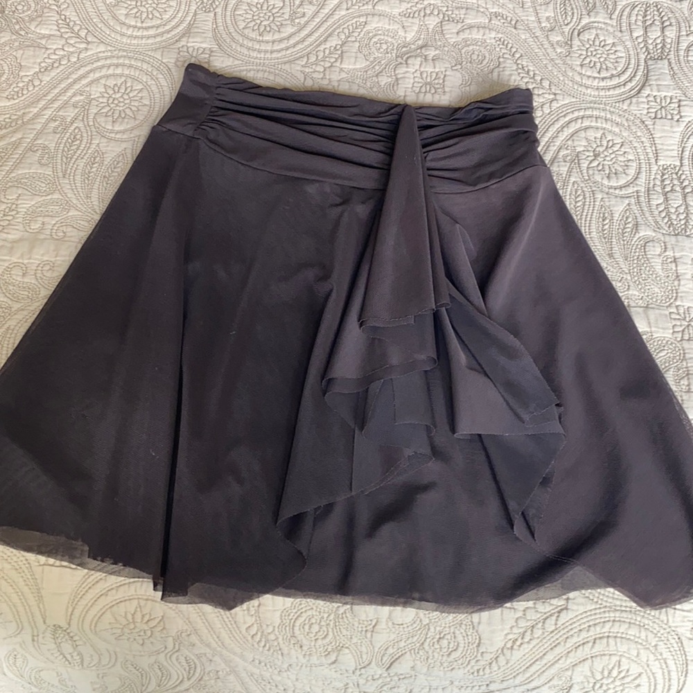 Brown swim cover skirt